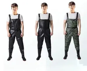 Byloo高品质定制防雨裤男士安全工作穿钓鱼裤防水围兜和支架工作服