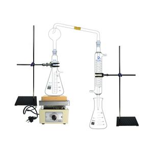 Huke Lab Glassware ácido volátil medição dispositivo único ebulição destilação unidade vapor ainda álcool Tester 1000ml 2000ml - Product Image 4