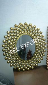 Espejo de pared decorativo de nuevo diseño atractivo, espejo de pared de Metal plateado de primera calidad para decoración para sala de estar, arte de pared a bajo precio - Product Image 5