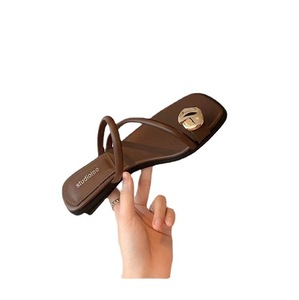 Sandalias Casuales de Verano para Mujer, Estilo Coreano, Ligeras, Antideslizantes, con Punta Moderna, para la Playa - Product Image 6