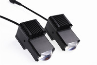 Projecteur à LED bicolore blanc jaune pour voitures, moteurs, calandre, phare antibrouillard pour robots, moto.