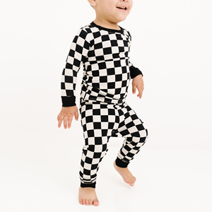 Vente en gros de <span class=keywords><strong>pyjamas</strong></span> en bambou à carreaux OEM & ODM personnalisés pour enfants <span class=keywords><strong>Pyjamas</strong></span> pour tout-petits <span class=keywords><strong>Pyjamas</strong></span> en bambou pour enfants <span class=keywords><strong>Pyjamas</strong></span> en bambou pour bébés filles et garçons - Product Image 3