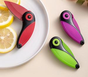 Coltello Pieghevole da Cucina in Acciaio Inox con Manico in Plastica, Design Sicuro, Personalizzabile OEM, Lama Affilata - Product Image 5