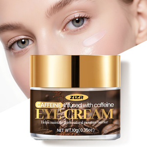 Crème pour les yeux à la caféine avec hyaluronate de sodium pour une hydratation profonde, un effet éclaircissant et anti-rides, non grasse, 10g - Product Image 4