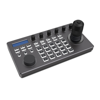 Controlador de teclado PTZ de red con joystick 4D y configuración web, para sistema de videoconferencia PoE