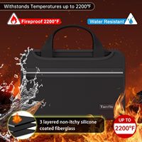 Carpeta de Archivo Tipo Acordeón Resistente al Fuego A4, Organizador de Documentos Expandible de 13 Bolsillos, Cubierta de Carpeta de 3 Anillos