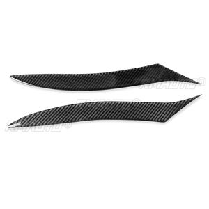 2 pièces de garnitures de phares en fibre de carbone pour Mazda RX-8 2009-2012, autocollants de phares, garnitures de phares - Product Image 2