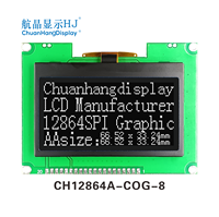 Écran COG CH12864A-COG-8 de 3,0 pouces, module LCD 12864, FPC, écran matriciel 128x64 points, écran LCD graphique ST7567, rétroéclairage LED