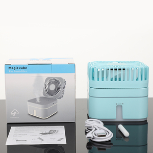 Quạt Sương Mù Phun Sương Nước Dạng Khối Lập Phương Có Thể Sạc Lại Bằng Usb Nhẹ 7C Để Bàn Nhà Máy Quạt Tạo Độ Ẩm Quạt Mini Cầm Tay Ngoài Trời - Product Image 6