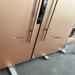 Anlike Dubai de lujo personalizado de gama alta inteligente última puerta de entrada de Villa Exterior de seguridad de aluminio fundido Doble - Product Image 4