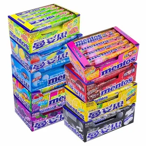 Hot Selling Mentos Candy Various Fruit Flavored Inflatable Gummies Exotic Candies