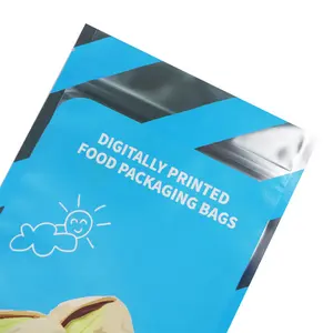 사용자 정의 Mylar 가방 알루미늄 호일 적층 단백질 우유 분말 포장 가방 스탠드 파우치 고기 치실 식품 포장 가방