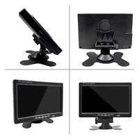Moniteur intelligent TFT LCD AHD universel de 7 pouces à haute luminosité avec fonction TV pour le divertissement et la surveillance des camions et voitures