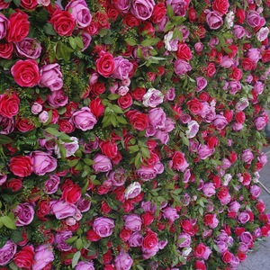 Cross-Border <b>Artificial</b> <b>Flower</b> Wall <b>Artificial</b> Rose Floral Backdrop for Wedding Decoration - Product Image 3