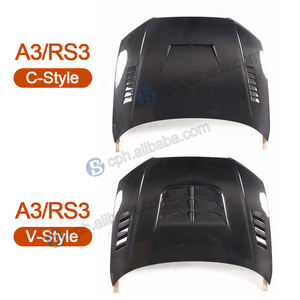 Mise à niveau du capot moteur de voiture C Style capot en fibre de carbone pour <span class=keywords><strong>AUDI</strong></span> <span class=keywords><strong>A3</strong></span> <span class=keywords><strong>RS3</strong></span> 2013-2018 - Product Image 2