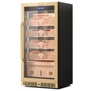 Nuelead NE-192 Luxury1000 Electric Cigar Cabinet Cedar Shelves Stainless Steel Digital <b>Temperature</b> <b>Control</b> Household Use 220L - Product Image 1