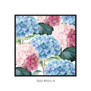 Tableaux muraux vintage d'hortensias floraux, impressions sur toile de fleurs aquarelles, décor rustique pour cuisine et salle à manger - Product Image 3