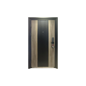 Porte de sécurité en acier de qualité supérieure, à simple battant, avec charnières dissimulées, antivol, en métal, pour extérieur, en stock - Product Image 5