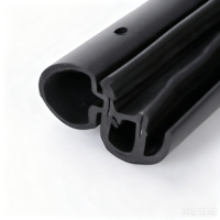Joint d'étanchéité en caoutchouc EPDM extrudé sur mesure pour profilés aluminium de fenêtres et portes, marque SJ, modèle SJ-MC-5, noir, Hebei