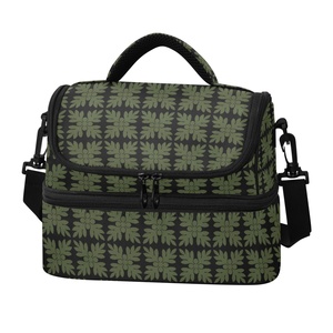 Sac isotherme personnalisé matelassé à carreaux, portable, réutilisable et recyclable pour le déjeuner scolaire - Product Image 1