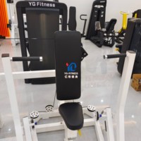 YG FITNESS YG-8005 Machine de musculation professionnelle en acier pour press à pectoraux assis réglable, haute qualité à prix abordable