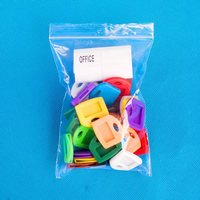 Hot Selling Colored Square Keycap Silicone ID Tag Set Can Stickers Label New Style Key Cover Caps