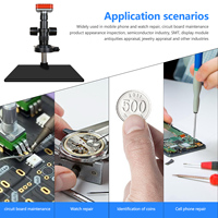 Caméra de microscope industriel RaySmart 1080P60 4K FHD MI C-Mount idéale pour la réparation de VMS-H5608 électroniques à souder