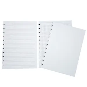 100g A4 Disc Binding 60 Sheets Teacher's Book Refill Paper Inner Pages For Disc Binding Notebook