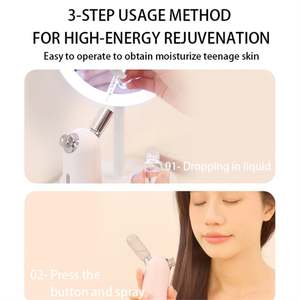 Pulvérisateur de brouillard portable NANO pour le rajeunissement du visage Batterie portable USB rechargeable 500mAh Temps de travail de 60 minutes Pulvérisation d'oxygène - Product Image 3