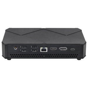 Mini PC de bureau, processeur Core I7 10870H, 16 threads, prise en charge de l'affichage HD DP, compatible avec Windows 7/8/10, petit ordinateur de bureau pour jeux, X57, très compact - Product Image 1