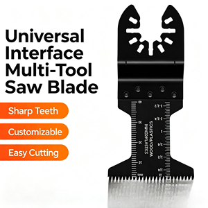 High Carbon Steel Oscillating <b>Saw</b> Blade Toothed Cutting Blade for Wood Metal <b>Plastic</b> Multi Tool - Product Image 3