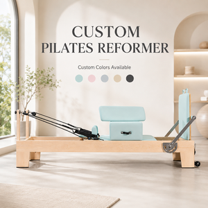 Máquina de Pilates Reformer de Madera Personalizada, Equipo Comercial de Pilates para Estudio, Fabricante OEM de Equipos de Ejercicio - Product Image 1