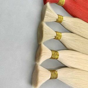 自然发色 100% 处女欧洲人发 批发接发 高级优质自然毛质，毛角质层整齐 - Product Image 4