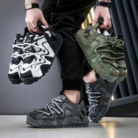 Chaussures de sport décontractées pour hommes, vente en gros, personnalisation OEM, semelle intermédiaire en EVA, respirantes, antidérapantes, chaussures de course tendance, chaussures de marche