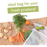 Produits phares 2026, sac de shopping écologique réutilisable pliable avec fermeture à glissière, petite taille, polyester recyclé RPET