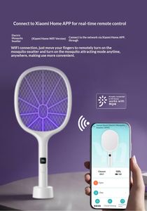 Yanmi Smart Mosquito <b>Swatter</b> Supports Mi Home Application 2-in-1 <b>Electric</b> <b>Fly</b> <b>Swatter</b> USB Charging Mosquito Killing Counter - Product Image 3