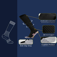 Football Sports Chaussettes en nylon Long Tube Professionnel Épaissi