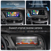 Radio para Auto A4 A5 con Linux, Pantalla Táctil con Bluetooth, Reproductor de DVD para Auto, Carplay, DSP, Estéreo Multimedia Linux de 8.8 Pulgadas para Audi A4 A5