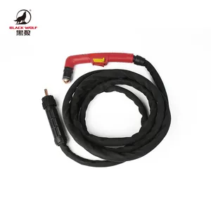 BLACK WOLF Trafimet CB150 Air Plasma Cutting Torch and Accessories 150A Euro central adaptor