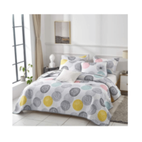 Vente en gros de draps de lit en coton jacquard imprimé Sabanas