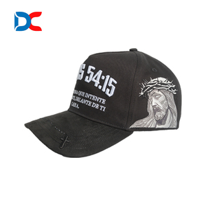 Gorro <span class=keywords><strong>de</strong></span> Gamuza <span class=keywords><strong>de</strong></span> Lujo <span class=keywords><strong>de</strong></span> Alta Calidad con Logotipo Bordado en 3D Diseño <span class=keywords><strong>de</strong></span> Jesucristo Moda Religiosa Personalizada Ropa <span class=keywords><strong>de</strong></span> Calle Unisex Gorra <span class=keywords><strong>de</strong></span> Béisbol - Product Image 5