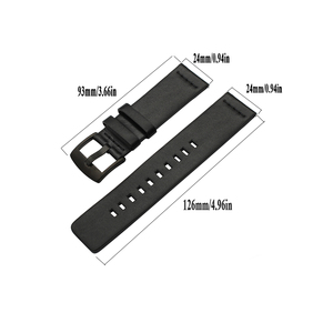 Correa de Repuesto para Reloj Inteligente de Cuero Sintético de 24 mm para Relojes Deportivos <span class=keywords><strong>Suunto</strong></span>, Hebilla Ajustable, Correa Deportiva Multicolor - Product Image 6
