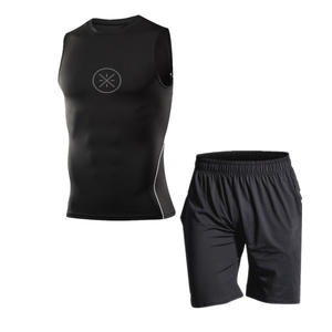 Ensembles de sport extensibles pour hommes - Vêtements de compression à séchage rapide |   Combinaisons d'entraînement pour le basketball et la course à pied |   Fabrication sur mesure en gros - Product Image 1