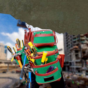 Bolsa de Herramientas Profesional de Cuero y Tela Resistente al Agua, con Correa Ajustable, Modelo Reciente, Alta Calidad, Venta al Por Mayor OEM - Product Image 3