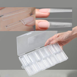 MR指甲双形式亚克力指甲延伸工具定制标志三明治双底部和顶部双形式指甲尖批发 - Product Image 1