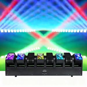 Luz Móvil LED RGBW 60K con 8 <span class=keywords><strong>Fuentes</strong></span> de Luz 3 °   Luz de escenario DMX512 RDM con ángulo de haz <span class=keywords><strong>para</strong></span> fiestas y DJ - Product Image 1