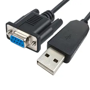 适用于Yaesu FT-450 FT-950 FT-1000MP FT-2000 FT-9000程序电缆的USB至DB9母ST-9F猫电缆