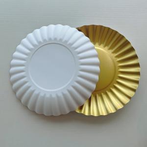 Bon marché Prix de gros <span class=keywords><strong>Assiette</strong></span> en papier jetable or argent brillant <span class=keywords><strong>Assiette</strong></span> en papier pour fête 8 "10" Assiettes à gâteau <span class=keywords><strong>Assiette</strong></span> à dessert - Product Image 2