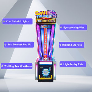 Machine de jeu d'arcade à jackpot progressif à fort potentiel de profit, avec jeu de réaction rapide et de compétences, et distribution de tickets réglable - Product Image 5
