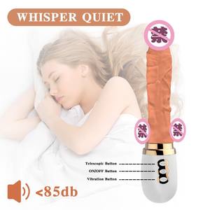 جهاز تدليك للنساء من Delove, جهاز تدليك صغير من دون استخدام اليدين مزود بكأس شفط كهربائي تلسكوبي يعمل بالاهتزاز للنساء البالغات - Product Image 6